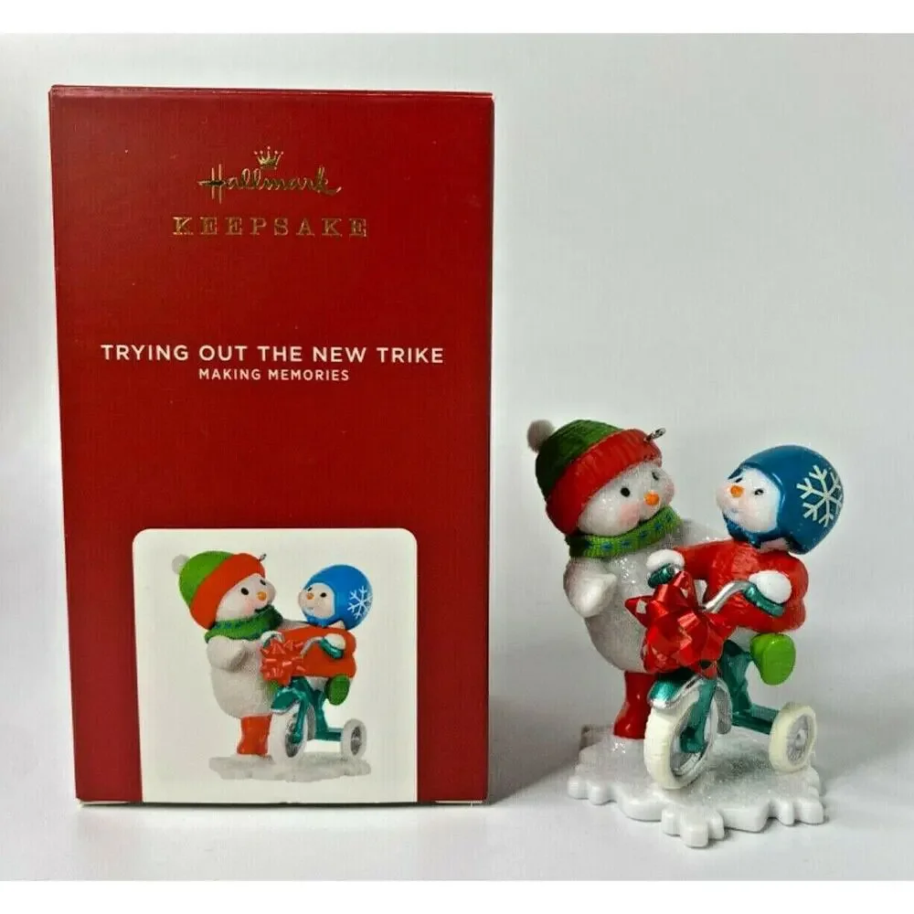 2020 Hallmark Trying‎ Out The Trike Making Memories Ornament U64/9144